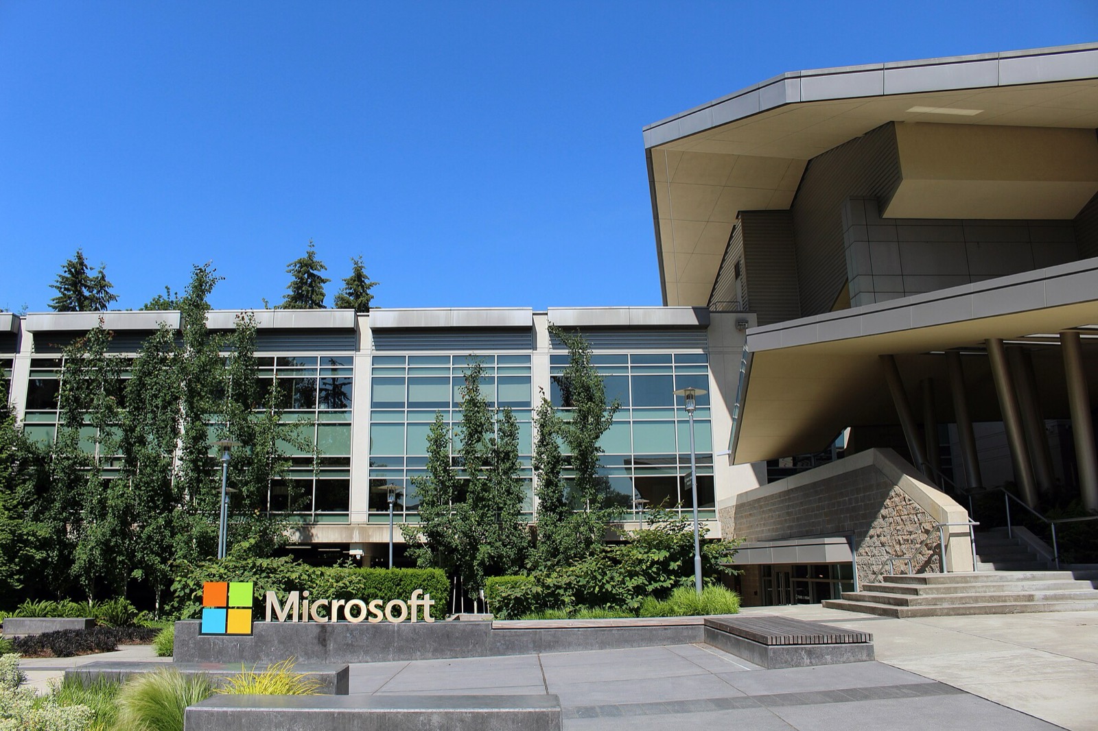 Building 92 on Microsoft's campus in Redmond, Washington