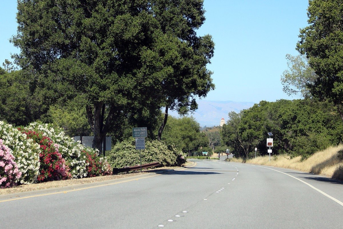 Sand Hill Road in Menlo Park, California, the street where many venture-capital firms have their offices